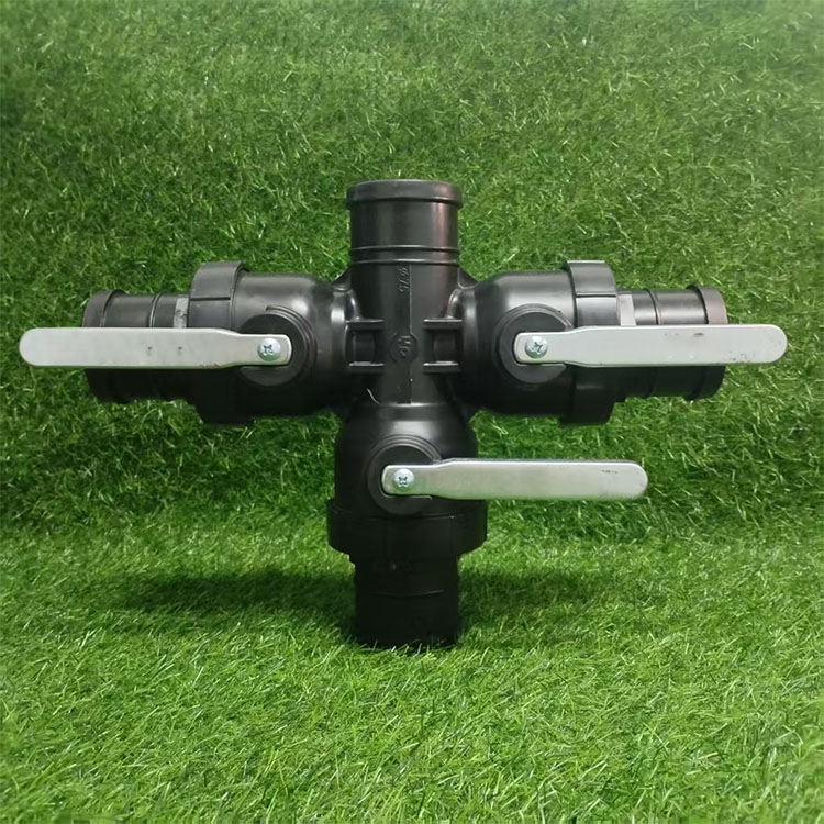 75mm 4-Way Irrigation Valve Manifold