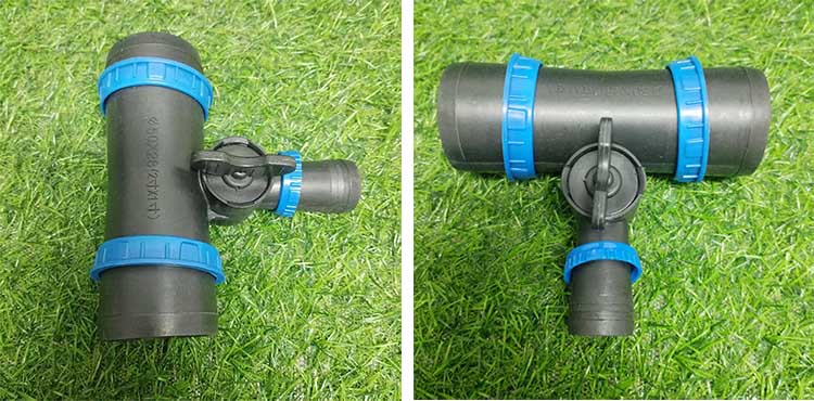 Rain Pipe Lock Ring Tee Valve