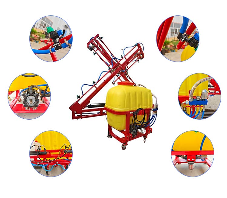 Mounted Boom Sprayer with X Fold