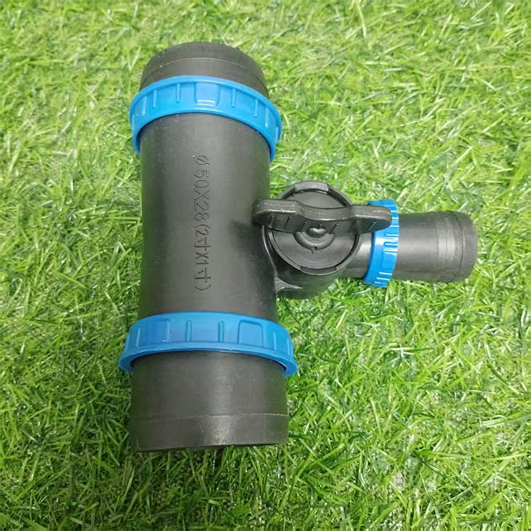 Rain Pipe Lock Ring Tee Valve